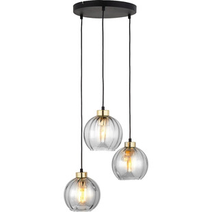 Lampa wisząca szklana dekoracyjna Devi III 37cm przeźroczysta TK Lighting