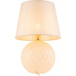 Lampa stołowa szklana beżowa Santana TK Lighting | Kup online