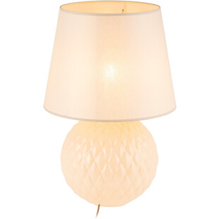 Lampa stołowa szklana beżowa Santana TK Lighting | Kup online