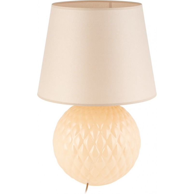 Lampa stołowa szklana beżowa Santana TK Lighting | Kup online
