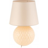 Lampa stołowa szklana beżowa Santana TK Lighting | Kup online