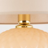 Lampa stołowa szklana beżowa Santana TK Lighting | Kup online