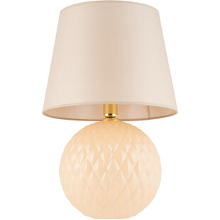 Lampa stołowa szklana beżowa Santana TK Lighting | Kup online
