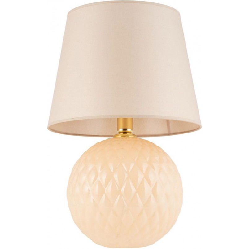 Lampa stołowa szklana beżowa Santana TK Lighting | Kup online