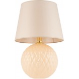 Lampa stołowa szklana beżowa Santana TK Lighting | Kup online