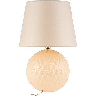 Lampa stołowa szklana beżowa Santana TK Lighting | Kup online