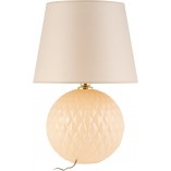 Lampa stołowa szklana beżowa Santana TK Lighting | Kup online