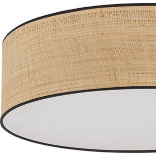 Plafon okrągły boho Liberia 60cm słomkowy TK Lighting