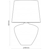 Lampa stołowa czarna Fiord | TK Lighting - Eleganckie oświetlenie