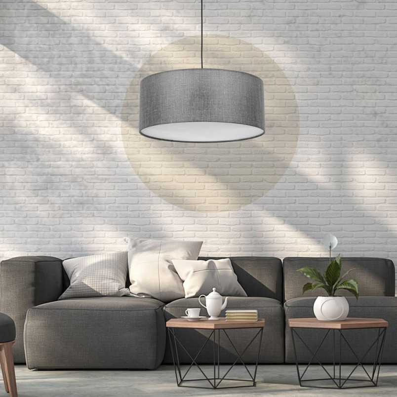 Lampa wisząca Earth szaro-grafitowa TK Lighting | Nowoczesny design