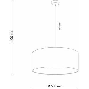 Lampa wisząca Earth szaro-grafitowa TK Lighting | Nowoczesny design