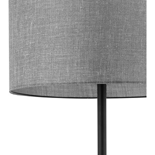 Lampa podłogowa z abażurem Earth 50cm szaro-grafitowa TK Lighting