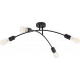 Lampa sufitowa loft "Patyczak" Helix 4x E27 czarna | TK Lighting