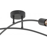 Lampa sufitowa loft "Patyczak" Helix 4x E27 czarna | TK Lighting