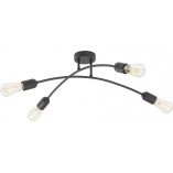 Lampa sufitowa loft "Patyczak" Helix 4x E27 czarna | TK Lighting