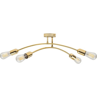Lampa sufitowa glamour Helix | Złota, 4 punkty - TK Lighting