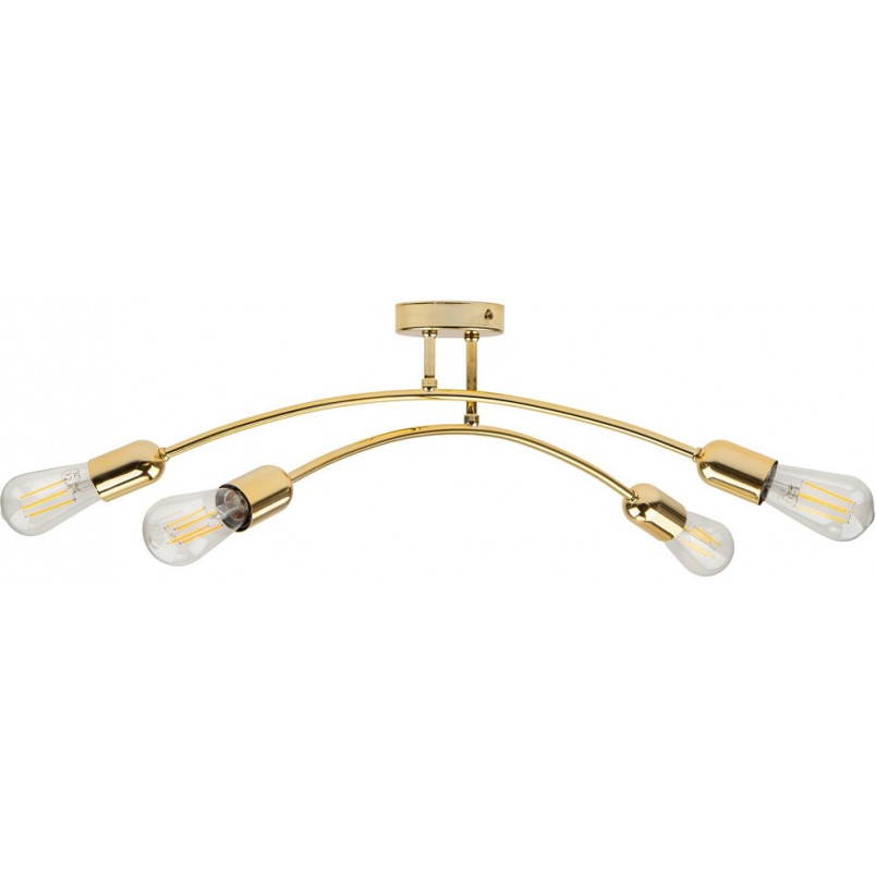 Lampa sufitowa glamour Helix | Złota, 4 punkty - TK Lighting