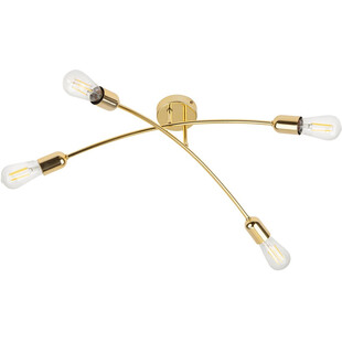 Lampa sufitowa glamour Helix | Złota, 4 punkty - TK Lighting