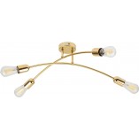 Lampa sufitowa glamour Helix | Złota, 4 punkty - TK Lighting