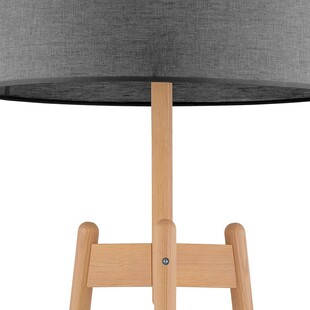 Lampa podłogowa trójnóg z abażurem Perez 50cm grafitowa TK Lighting
