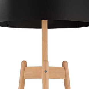 Lampa podłogowa trójnóg z abażurem Perez 50cm czarna TK Lighting