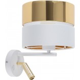 Kinkiet Hilton II LED złoty/biały - TK Lighting | Eleganckie oświetlenie