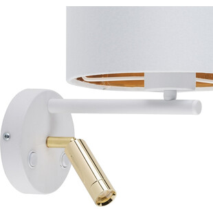 Kinkiet Hilton II LED złoty/biały - TK Lighting | Eleganckie oświetlenie