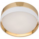 Plafon sufitowy glamour Hilton 45cm złoty z białym TK Lighting