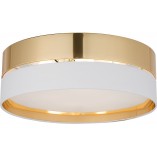 Plafon sufitowy glamour Hilton 45cm złoty z białym TK Lighting
