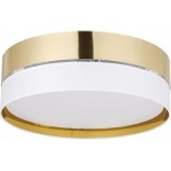 Plafon sufitowy glamour Hilton 45cm złoty z białym TK Lighting