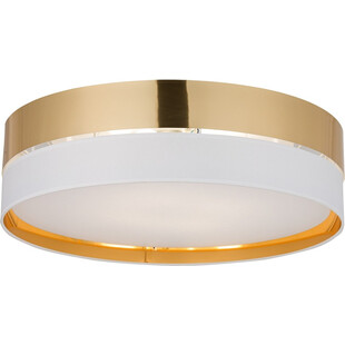 Plafon sufitowy glamour Hilton 60cm złoty z białym TK Lighting