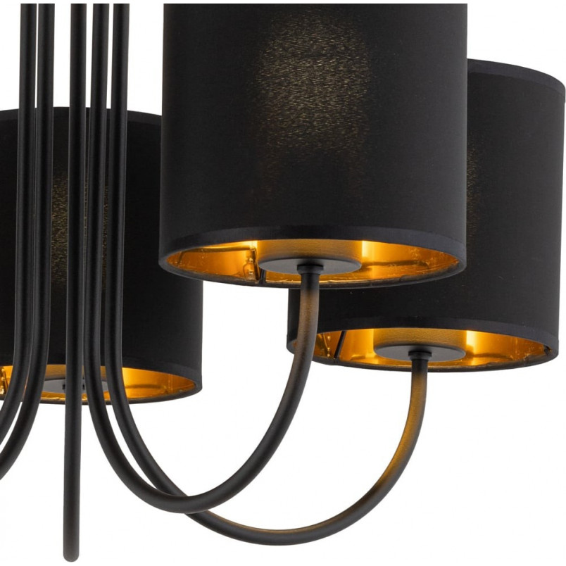Żyrandol Torens V czarny TK Lighting | Nowoczesny design