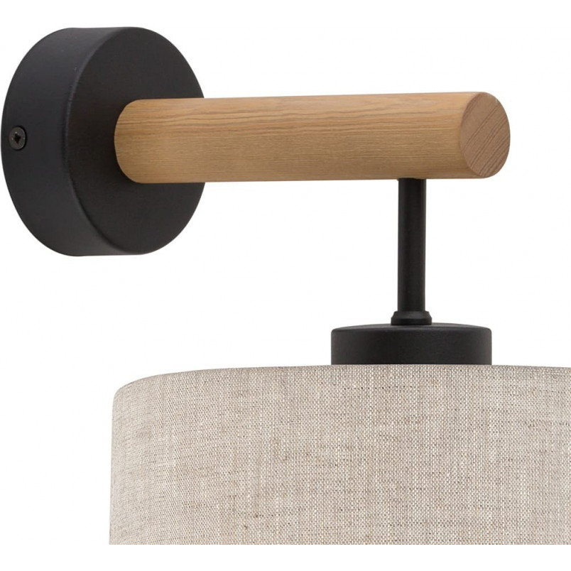 Kinkiet z abażurem drewno Eco | TK Lighting - Salon Lamp