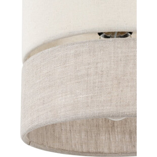 Lampa wisząca Eco | Beżowa, tkanina | TK Lighting