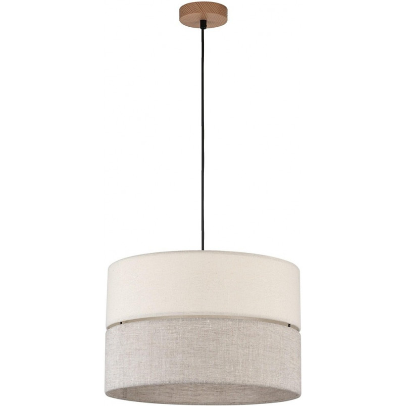 Lampa wisząca Eco | Szaro-beżowa | TK Lighting