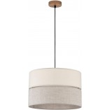 Lampa wisząca Eco | Szaro-beżowa | TK Lighting