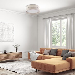 Plafon okrągły Eco | Szaro-beżowy TK Lighting | Kup online