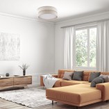 Plafon okrągły Eco | Szaro-beżowy TK Lighting | Kup online