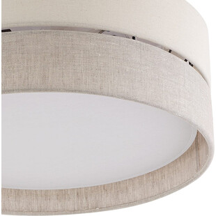 Plafon okrągły z abażurem Eco 45cm szaro-beżowy TK Lighting