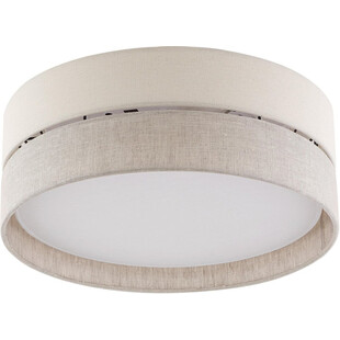 Plafon okrągły z abażurem Eco 45cm szaro-beżowy TK Lighting