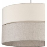 Lampa wisząca Eco szaro-beżowa TK Lighting | Rustalny styl