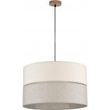 Lampa wisząca Eco szaro-beżowa TK Lighting | Rustalny styl