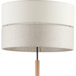 Lampa podłogowa z abażurem Eco 50cm szaro-beżowa TK Lighting
