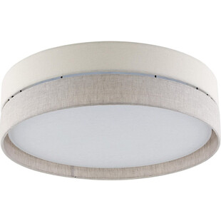 Plafon okrągły z abażurem Eco 60cm szaro-beżowy TK Lighting