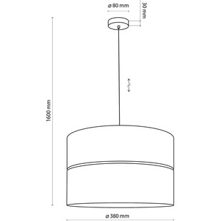 Lampa wisząca Nicol | Ażurowa, drewno, czarna | TK Lighting