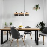 Lampa wisząca drewno Nicol III | TK Lighting - 70cm
