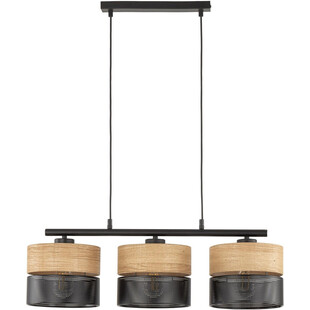 Lampa wisząca drewno Nicol III | TK Lighting - 70cm
