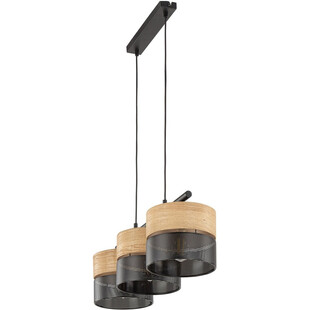 Lampa wisząca drewno Nicol III | TK Lighting - 70cm