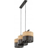 Lampa wisząca drewno Nicol III | TK Lighting - 70cm