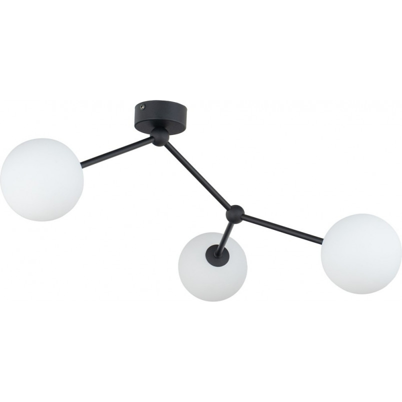 Lampa sufitowa szklana Fairy III 63cm biało-czarna TK Lighting